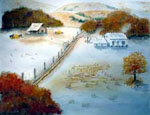 Landscapes, landscape painting, landscape artist, water landscape, snowlandscape, barns,buildings, animal artist