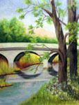 pastels, pastel landscape, landscape in pastels